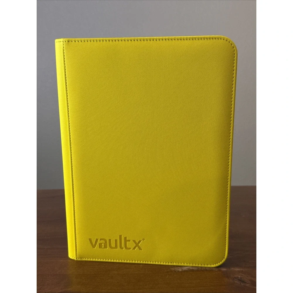 Vault X - 9-Pocket Exo-Tec® Zip Binder - Yellow